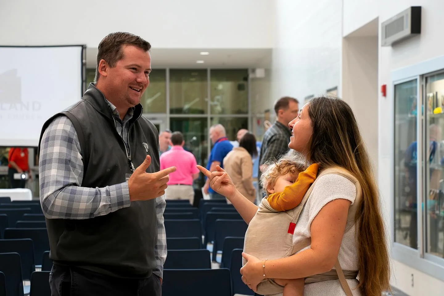 Members of Goochland Presbyterian Church studying Scripture together