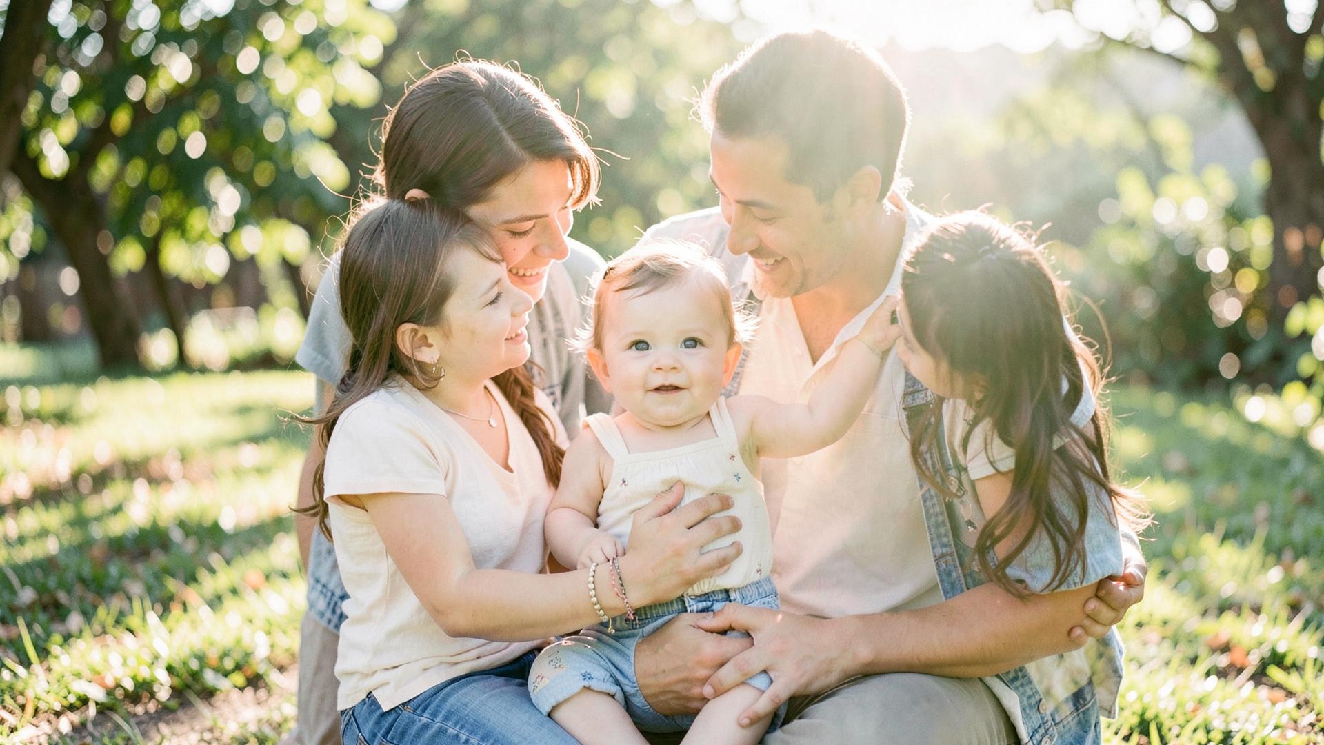 A Goochland family outdoors